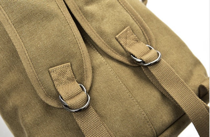 40L Tactical Military Duffel Classic Canvas Drab Bag with Shoulder Straps