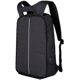 Slim Multi Compartment Laptop Backpack with USB Charging-1806 Basic Bag Black-17.3inch-ERucks