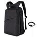 Slim Multi Compartment Laptop Backpack with USB Charging-Black-17.3inch-ERucks