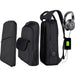 Slim Multi Compartment Laptop Backpack with USB Charging-J and I Black-17.3inch-ERucks