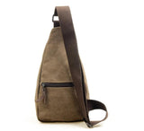 Men's Mini Canvas Shoulder Sling Bag