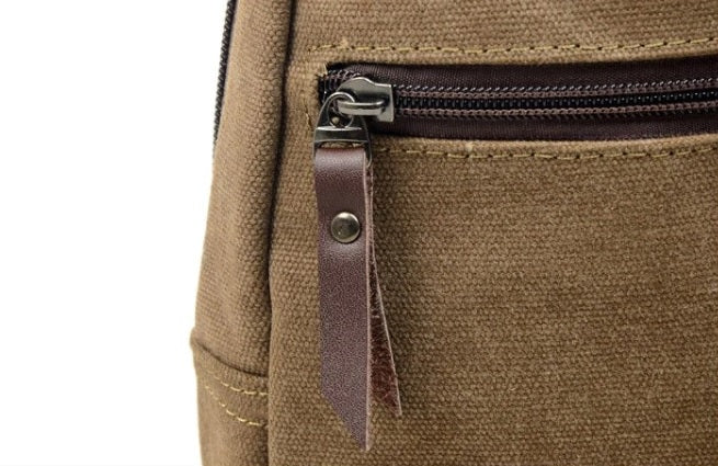 Men's Mini Canvas Shoulder Sling Bag