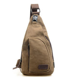 Men's Mini Canvas Shoulder Sling Bag