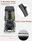 Free Knight 75L Camping Hiking Trekking Rucksack Backpack