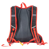 Sunset Red Super Ultralight Solar Powered Backpack with USB Charging