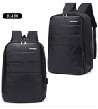 Medium Men's Anti-Theft 15" Laptop Backpack with USB Charging and TSA Lock