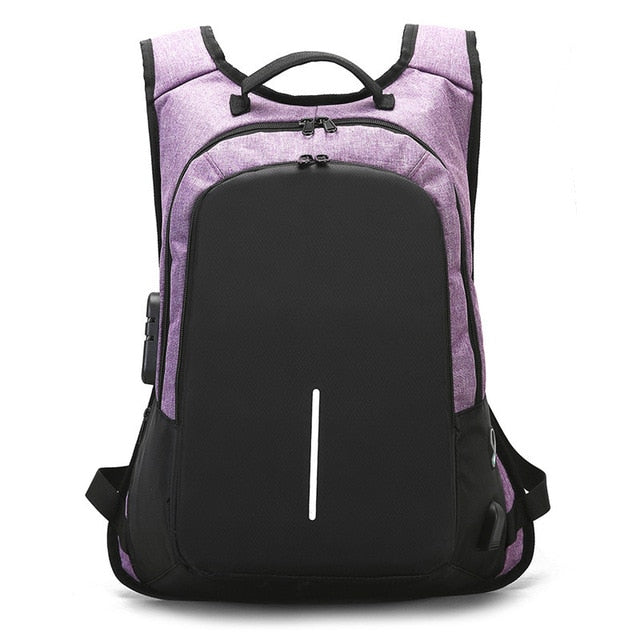 Bobby XD Design Medium Anti-Theft 15" Laptop Backpack with TSA Lock and USB Charging Port
