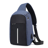 Small Original Anti-Theft Backpack Cross Body Single Shoulder With USB Charging