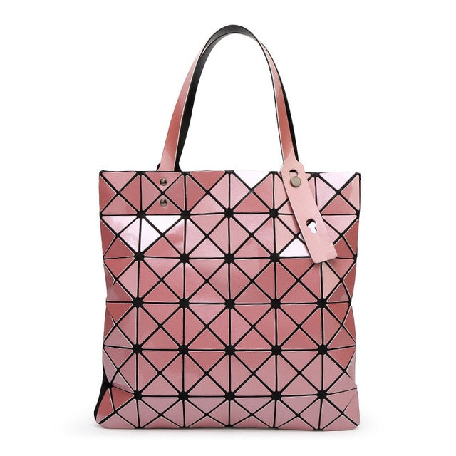 Women's Prism Geometric Casual Tote Hand Bag
