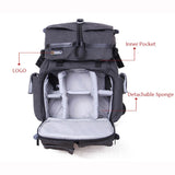 Large Grey Explorer Photographer Backpack