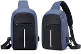 Small Original Anti-Theft Backpack Cross Body Single Shoulder With USB Charging