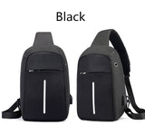 Small Original Anti-Theft Backpack Cross Body Single Shoulder With USB Charging