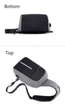 Small Original Anti-Theft Backpack Cross Body Single Shoulder With USB Charging