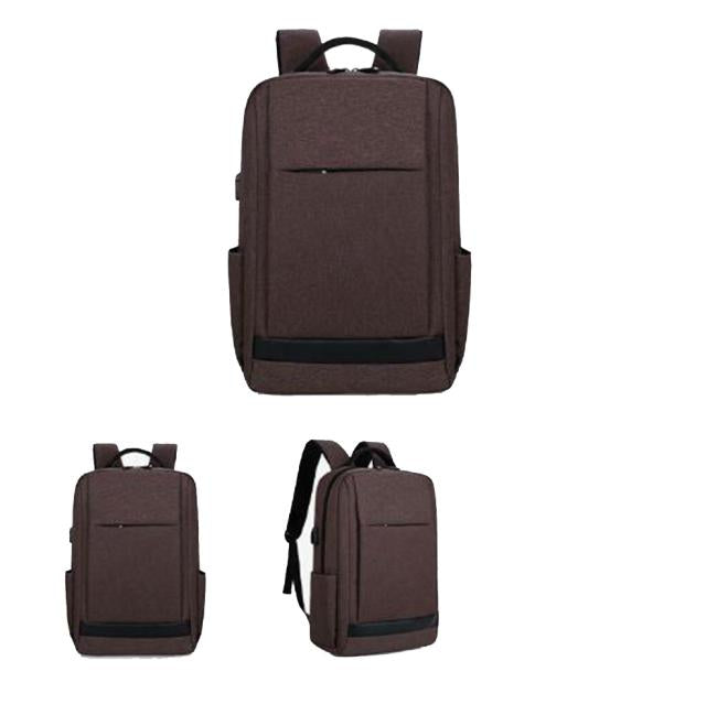 Classic Medium Oxford School 15" Laptop Backpack with USB Charging