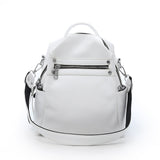 Women's Sheepskin Trendy Fashion Hip School Leather Backpack