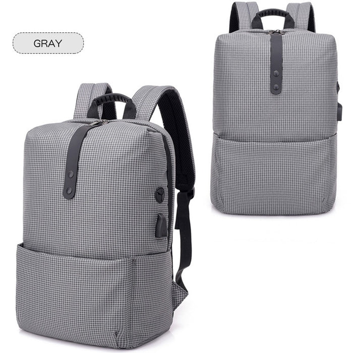 eRucks Men's Ultralight 15" Laptop Backpack With USB Charging