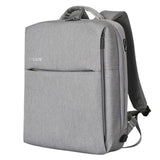 Caden Men's Square 15" Laptop Backpack with USB Charging Port