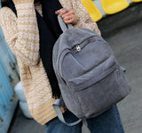 Women's Retro Corduroy Backpack