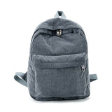 Women's Retro Corduroy Backpack