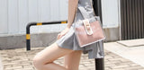 Women's Clear Casual Vinyl Crossbody Shoulder Bag