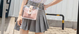 Women's Clear Casual Vinyl Crossbody Shoulder Bag