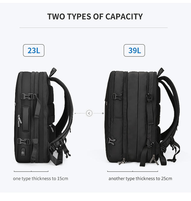 Mark Ryden 17 Inch Laptop High Capacity USB Charging Multi-Layer Backpack