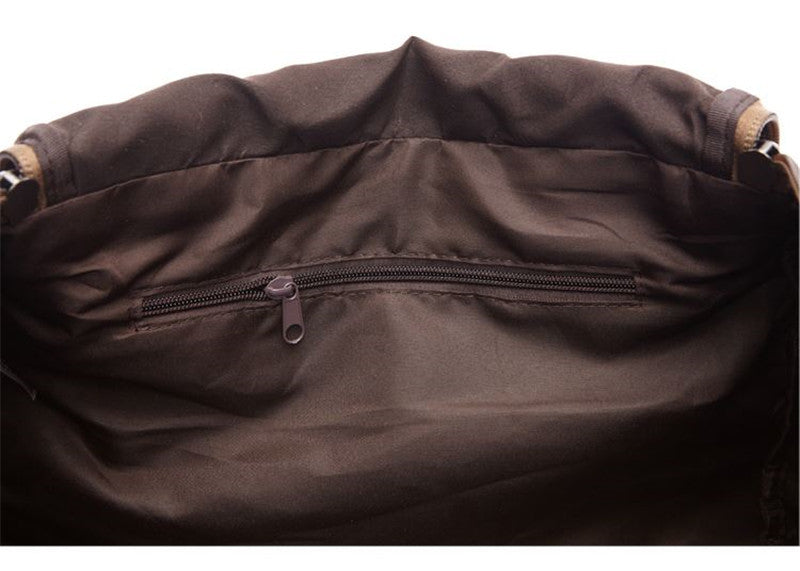 Men's Carry On Canvas Travel Duffel Bag