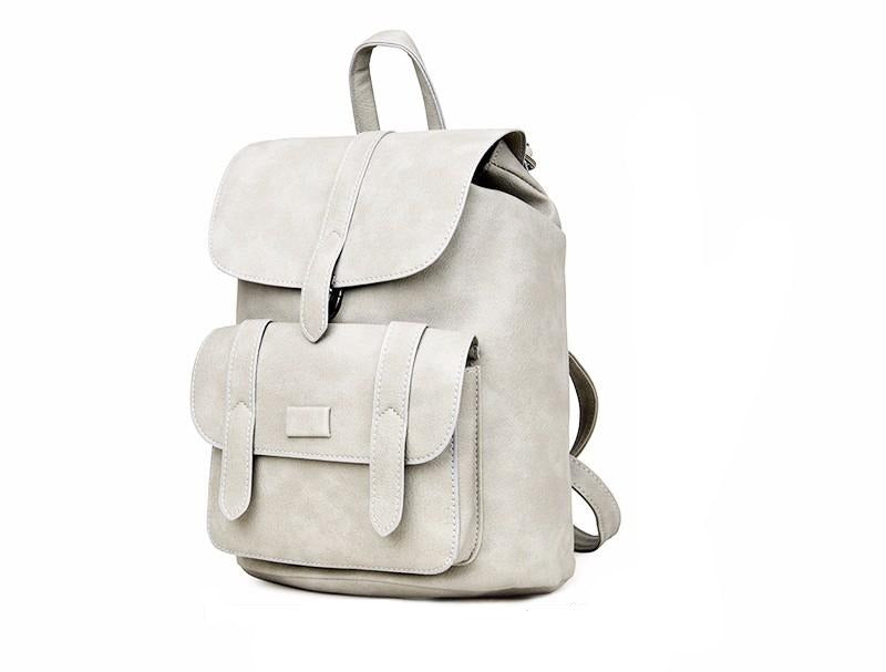 Women's Vegan Suede Leather Mini Backpack