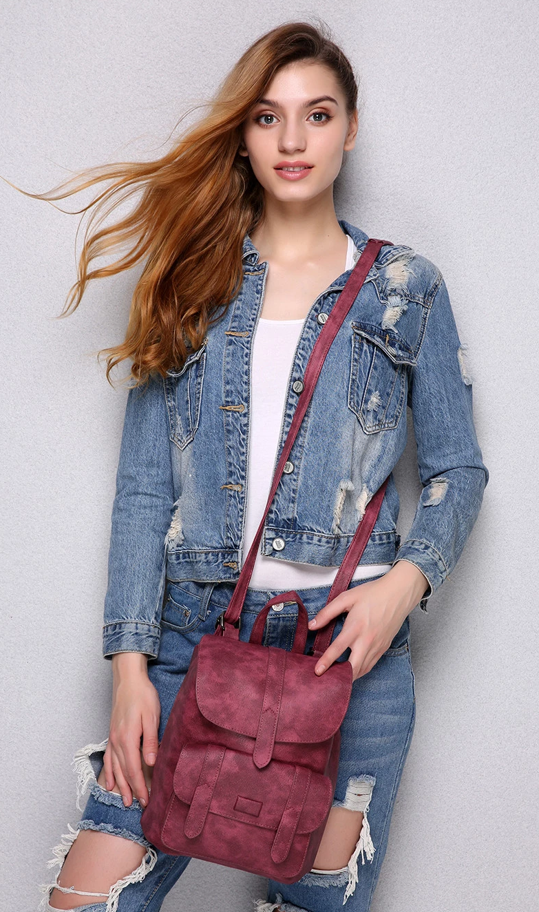 ecote suede mini backpack Women's Vegan Suede Leather Mini Backpack – ERucks