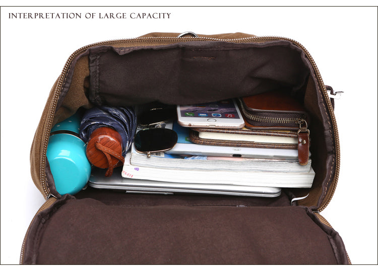 Men's Mid-Volume Classic Canvas Travel Duffel Bag
