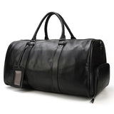 Men's Medium Leather Travel Duffel Bag