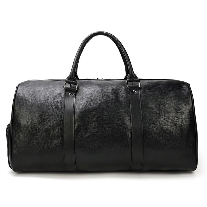Men's Medium Leather Travel Duffel Bag