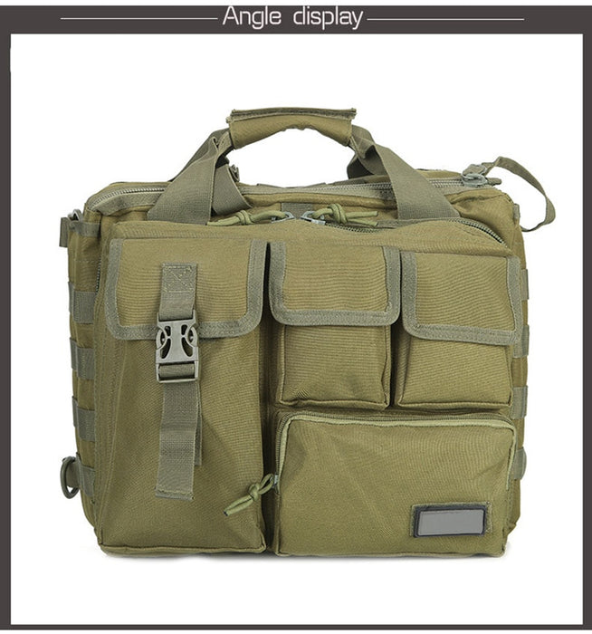 Military MOLLE Tactical Laptop Messenger 15" Laptop Shoulder Bag