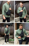 Molle Single Shoulder Sling Chest Backpack with USB Charging