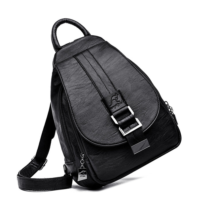 Women's Small Vegan Leather Backpack