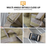 60L Large Military Molle Canvas Backpack