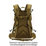 25L Molle Military Tactical Back with USB Charging