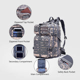 40L Military MOLLE Tactical Army Backpack