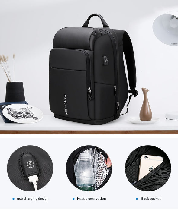 Mark Ryden High Capacity Multifunction USB Charging 17 Inch Laptop Backpack