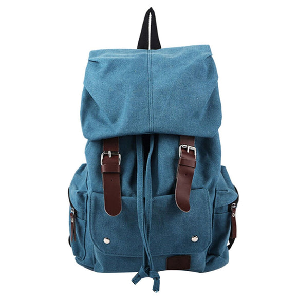 Vintage Canvas Traveler School Backpack