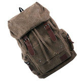 Vintage Canvas Traveler School Backpack