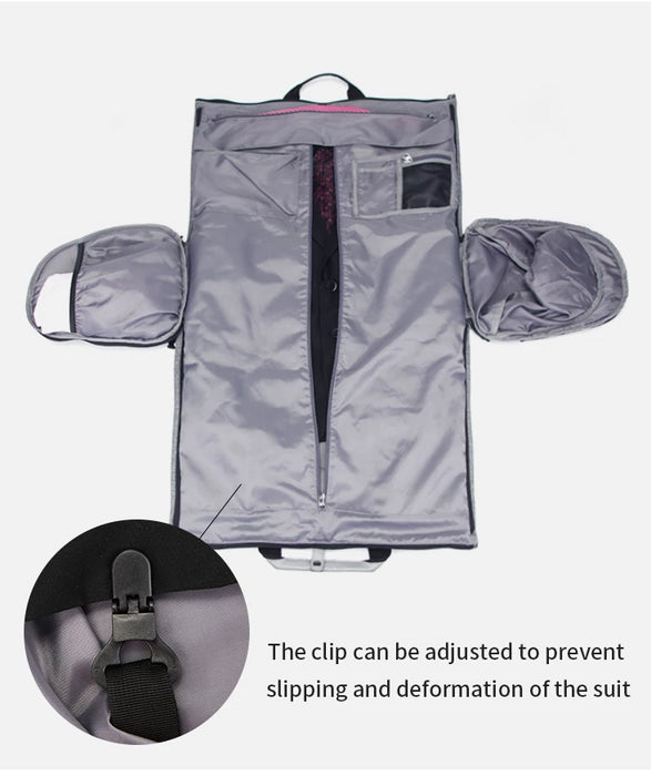 High Capacity Travel Carry On Roll Up Garment Barrel Duffel Bag