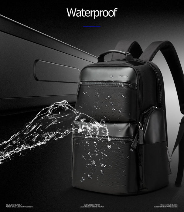 Women's Nylon Waterproof USB Charging 15.6 Inch Laptop Backpack