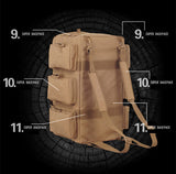 55L Military SWAT MOLLE 1000D Tactical Army Duffel Bag