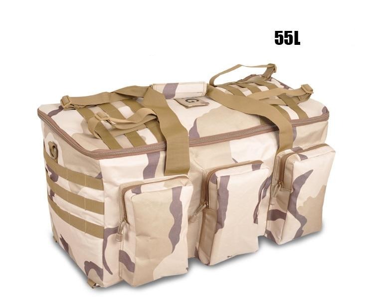 55L Military SWAT MOLLE 1000D Tactical Army Duffel Bag