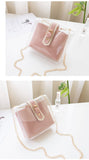 Women's Clear Casual Vinyl Crossbody Shoulder Bag