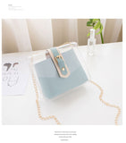 Women's Clear Casual Vinyl Crossbody Shoulder Bag