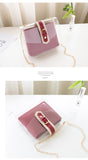 Women's Clear Casual Vinyl Crossbody Shoulder Bag