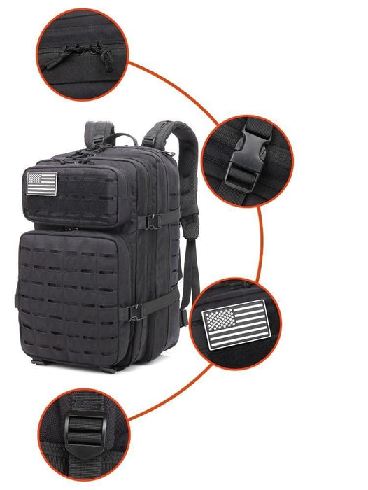 44L Military Laser Cut MOLLE Tactical Army Backpack