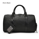 Men's Medium Leather Travel Duffel Bag